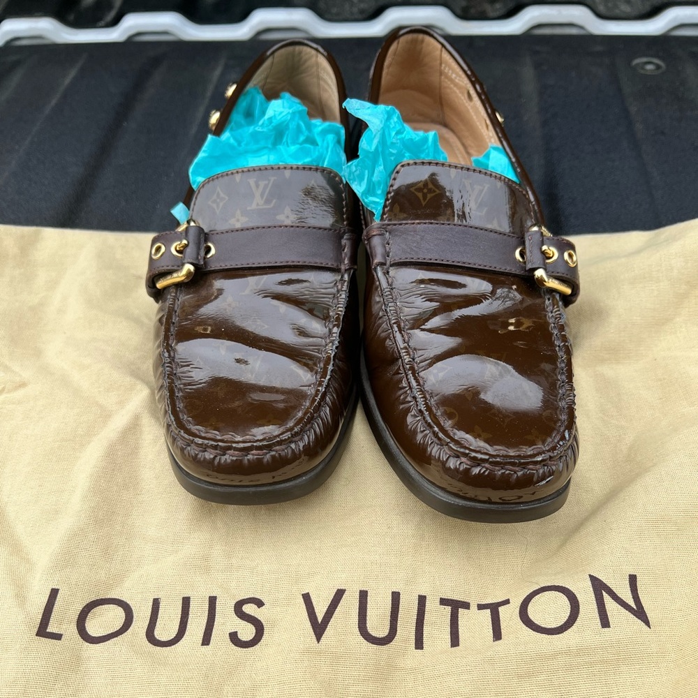 Louis Vuitton slip on loafers